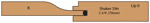 Allstyle Cabinet Doors : cutaway of Colton Cabinet Door